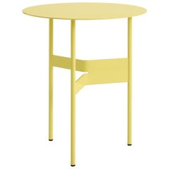 Table basse Shim D45, découpée, en acier revêtu de poudre par Jonas Trampedach pour Hay