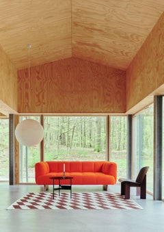 Shim Coffee Table D54, Black, Powder Coated Steel by Jonas Trampedach for Hay