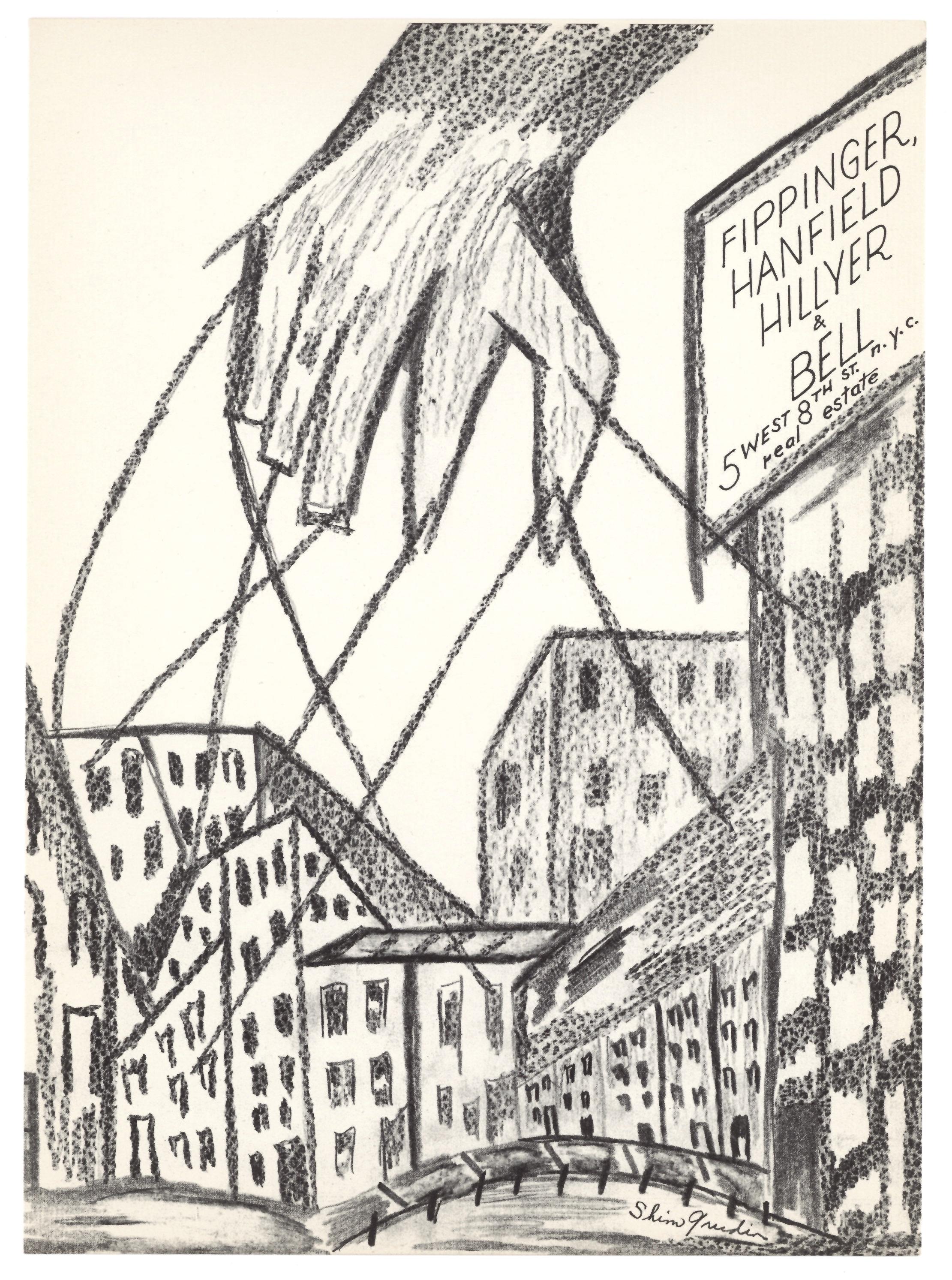 original lithograph - Print by Shim Grudin