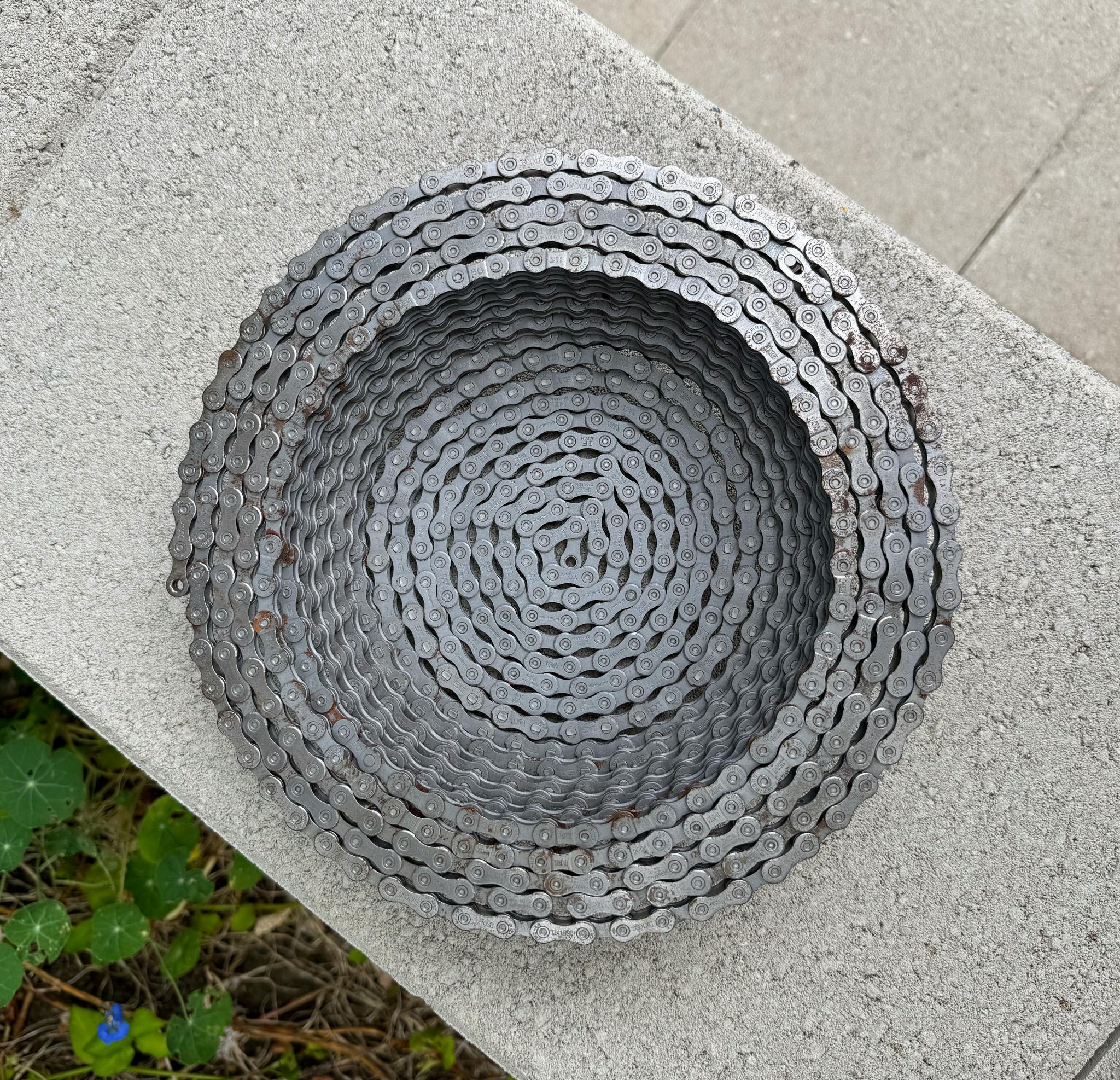 Welded Shimano Bike Chain Bowl,  20th Century