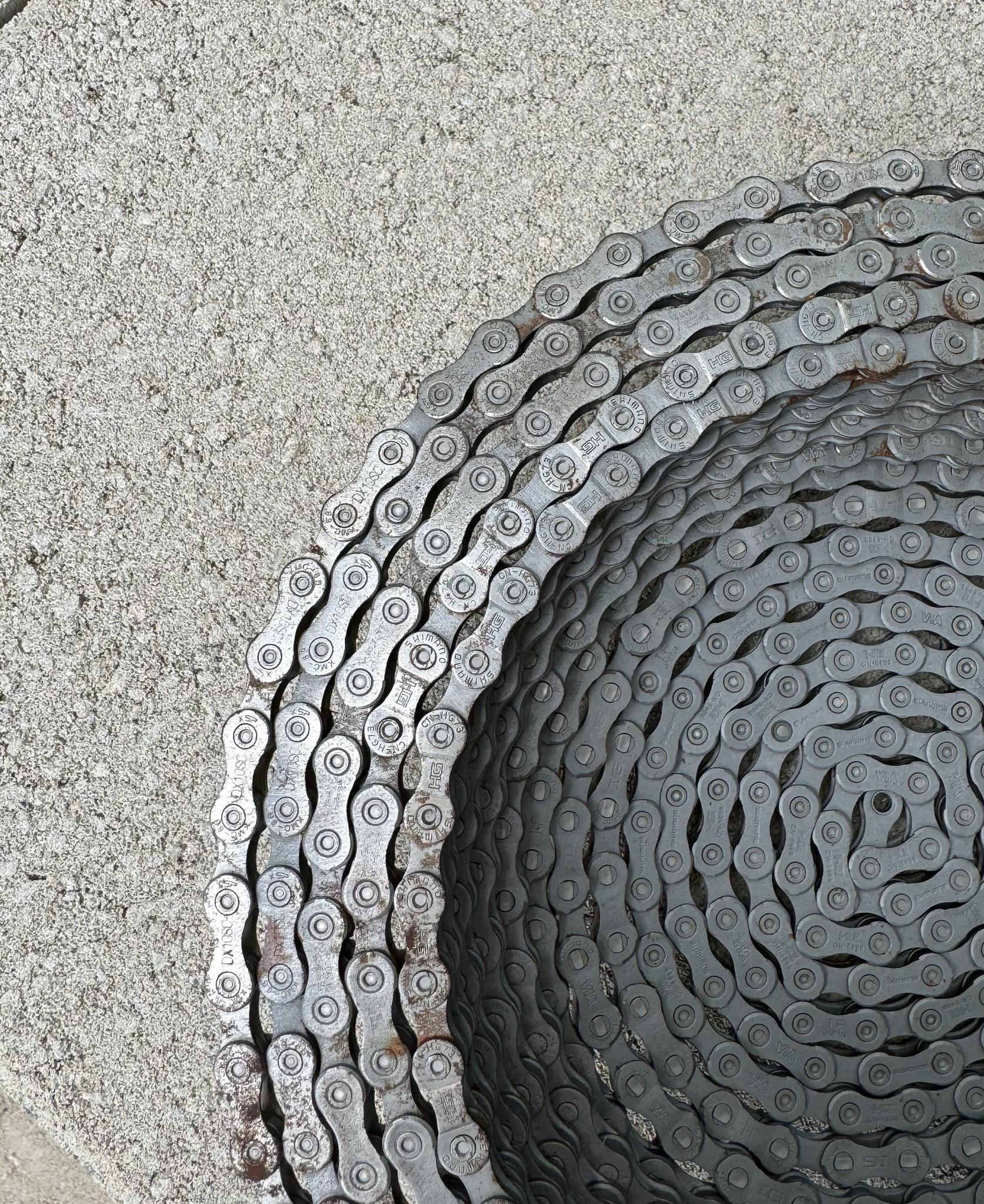 Metal Shimano Bike Chain Bowl,  20th Century