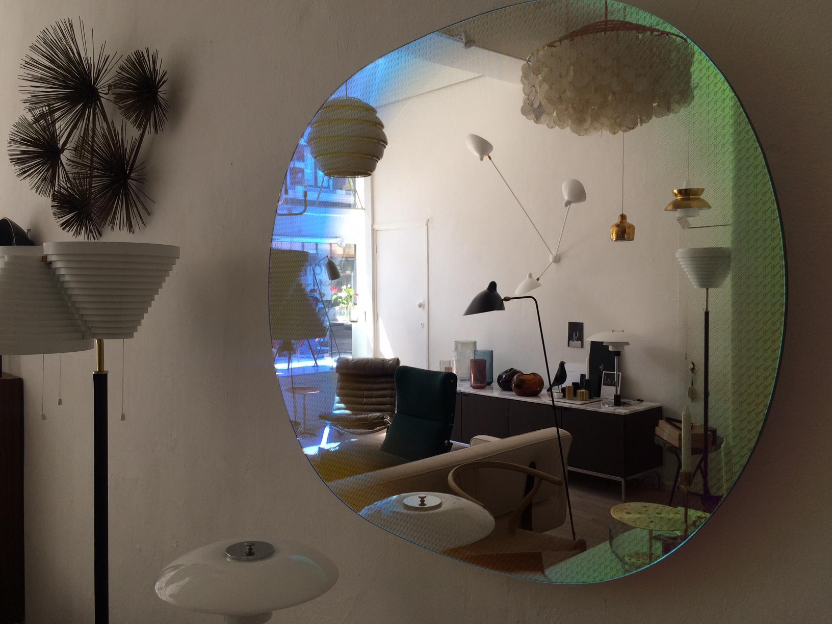 Italian 'Shimmer 1' Iridescent Mirror Object by Patricia Urquiola for Glas Italia