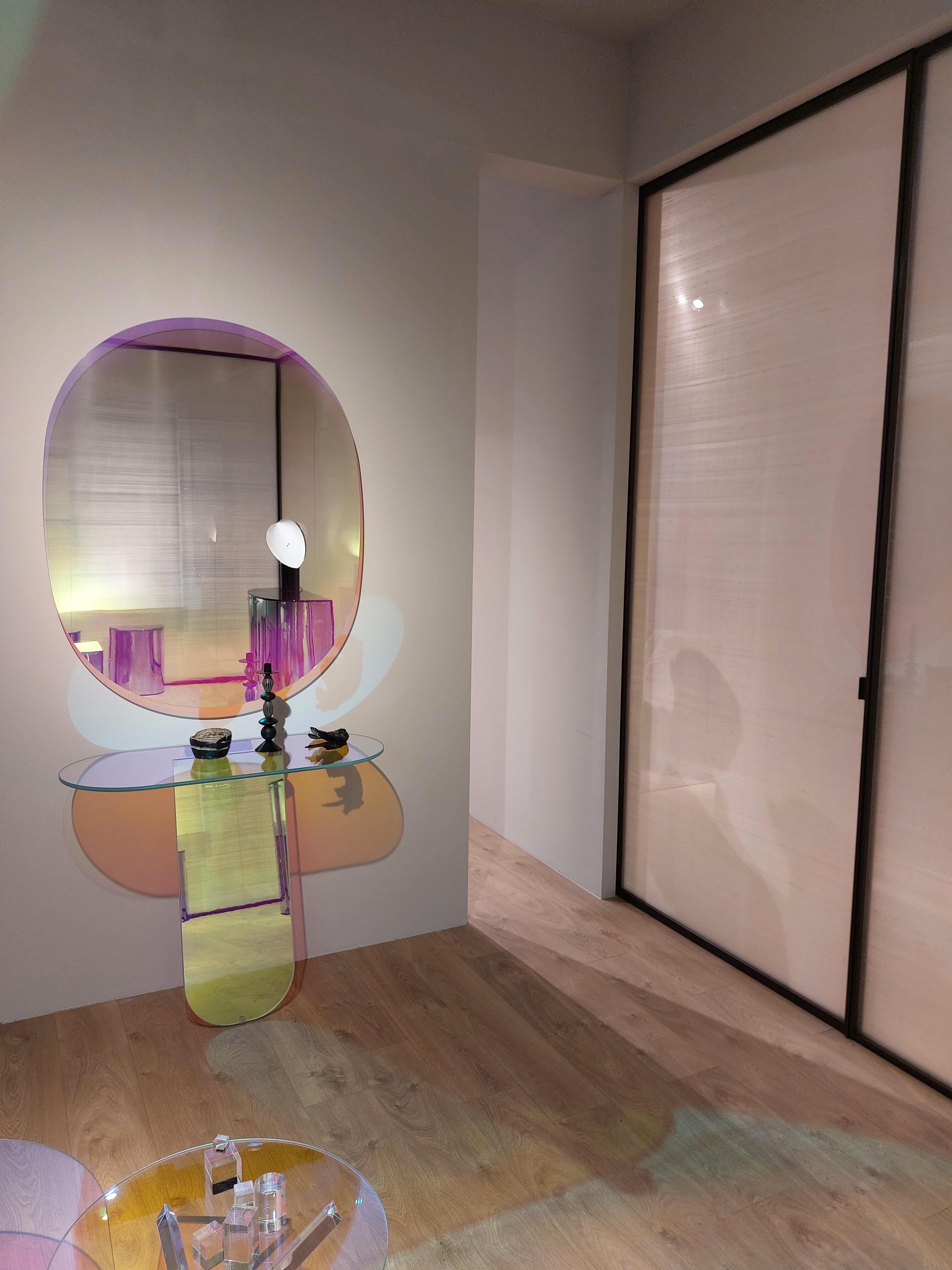 XXIe siècle et contemporain Table console SHIMMER, par Patricia Urquiola pour Glas Italia en vente