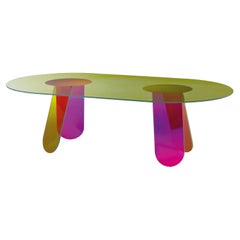 SHIMMER Oval Dining Table, by Patricia Urquiola for Glas Italia