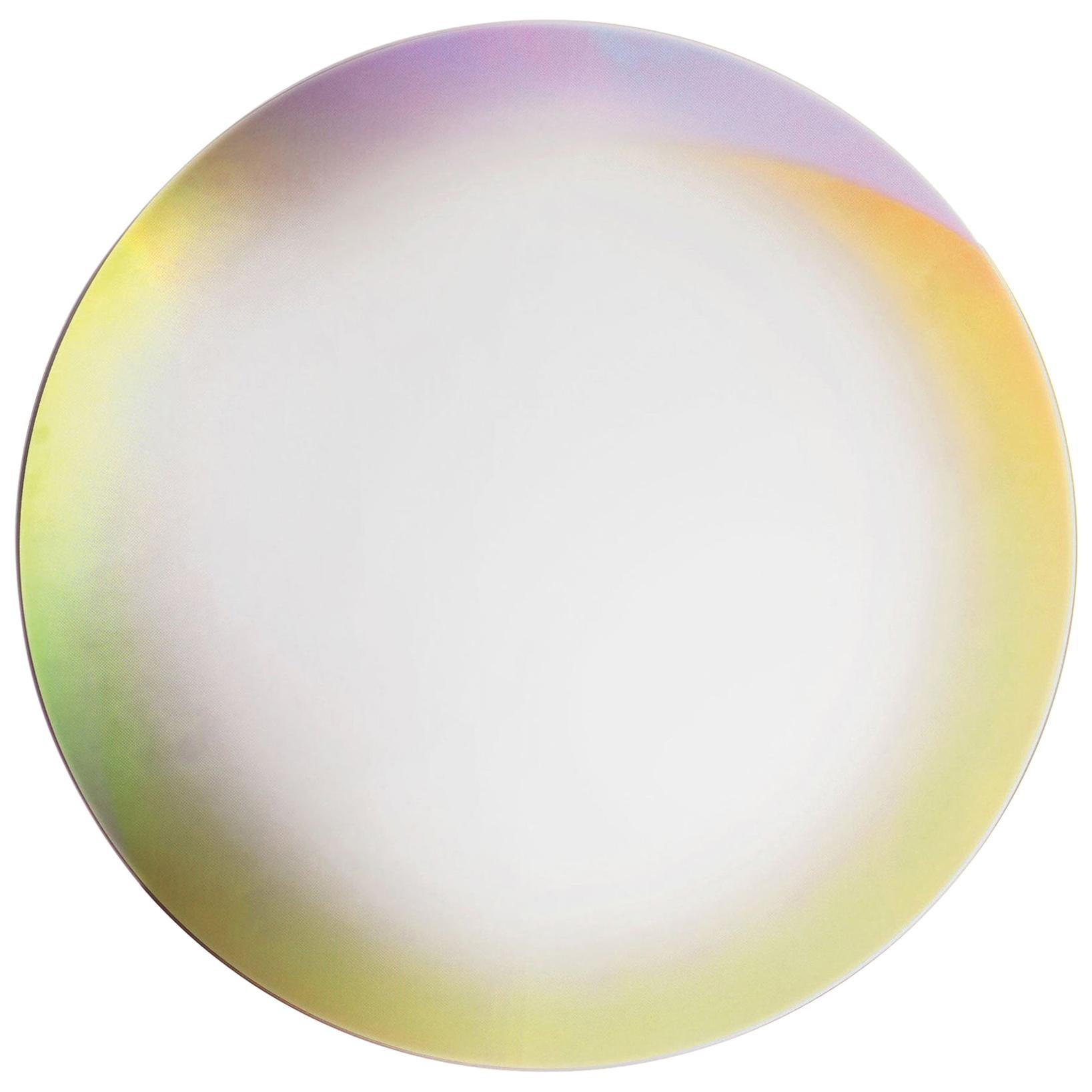 Shimmer Large Round Iridescent Mirror, by Patricia Urquiola from Glas Italia