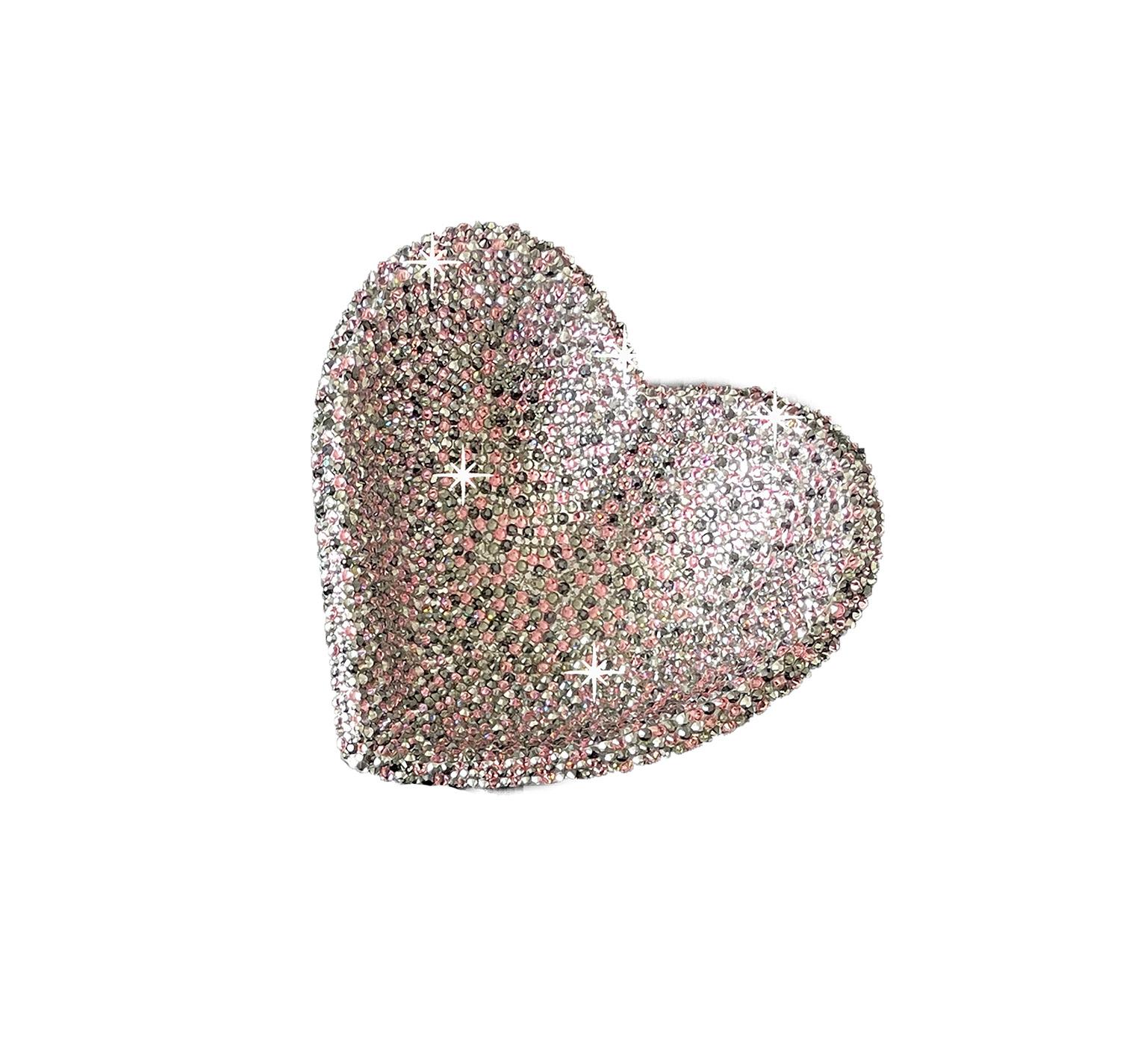 American “Shimmer Melange” Small Heart For Sale