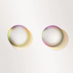 Shimmer Round Wall Mirror SHS04 by Patricia Urquiola for Glas Italia, Quick Ship