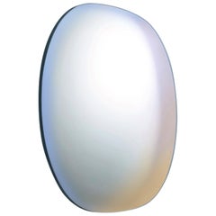 SHIMMER Large Iridescent Rounded Mirror, by Patricia Urquiola from Glas Italia