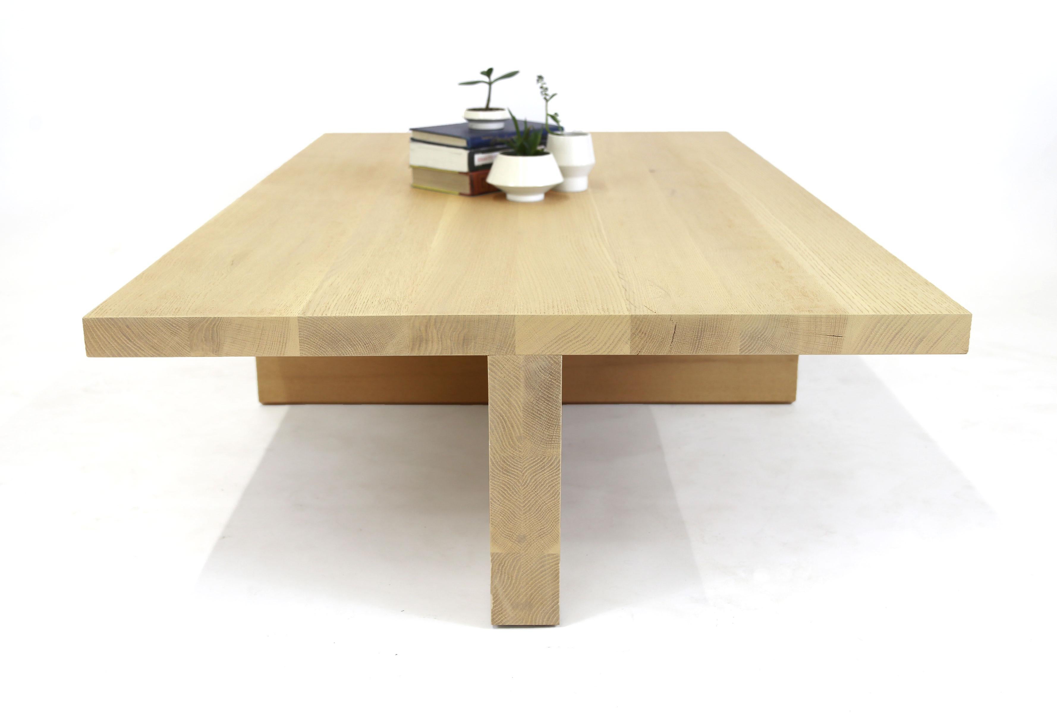 coffee table white oak