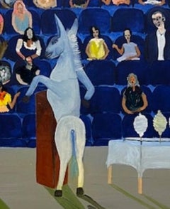 Performance Oil Painting, Surrealist Style, 21st Century, New