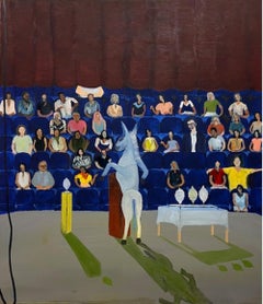 Performance Oil Painting, Surrealist Style, 21st Century, New