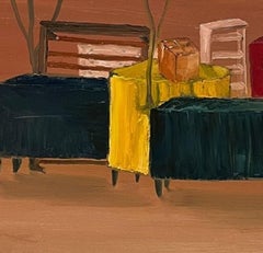 Refugee Surrealist Oil Painting, 21st Century, New, 51.18x39.37 in