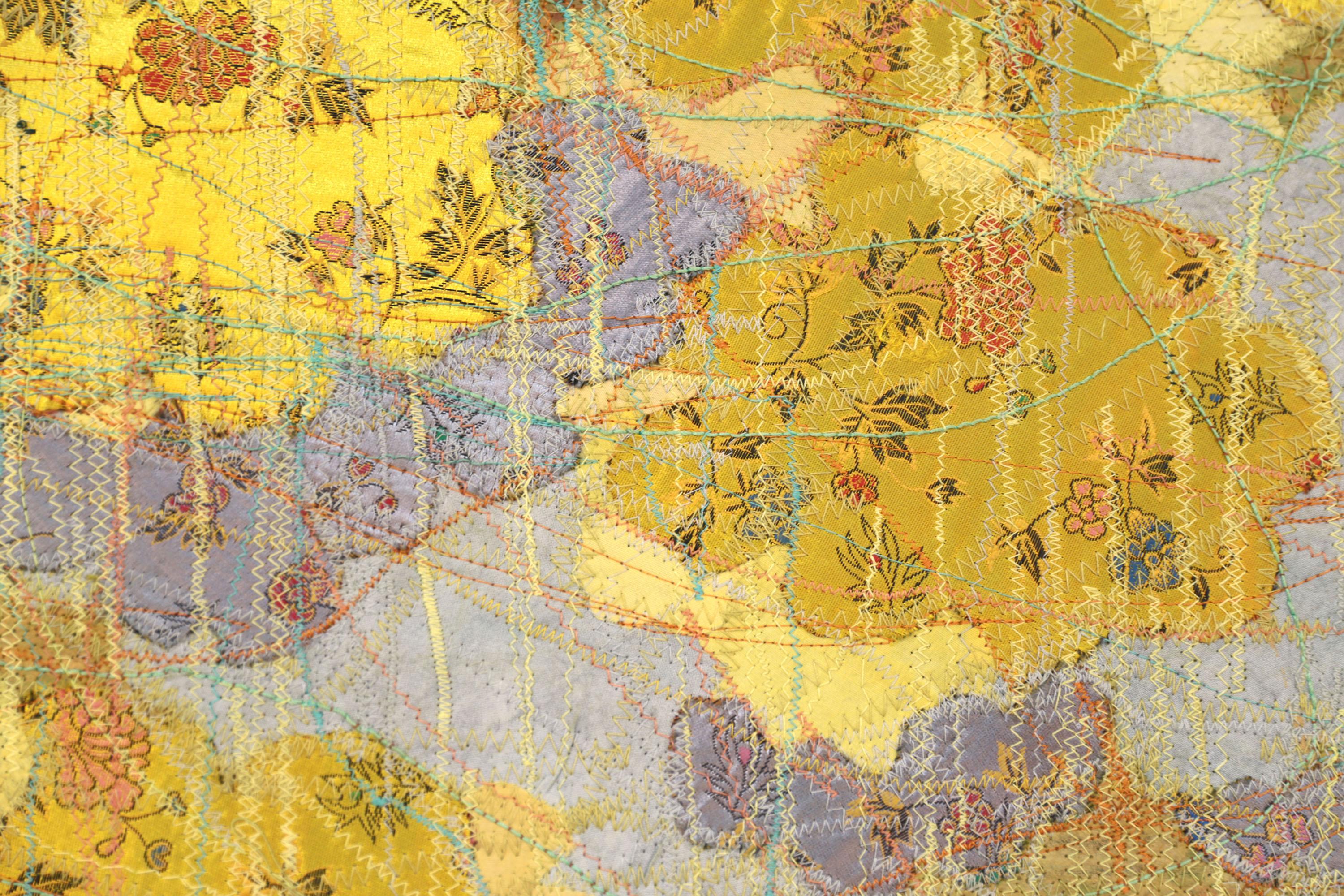 Inbetween 3035 - Brown Abstract Painting by Shin Kyoung Ro 노신경