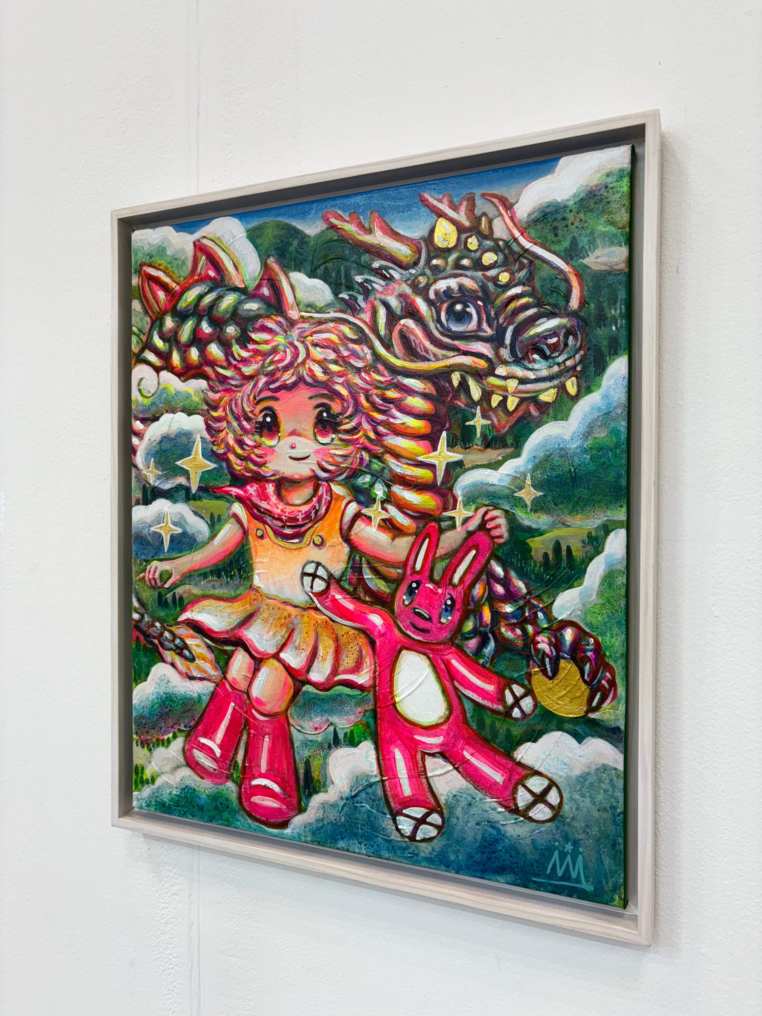 Arte coreano contemporáneo de Shin Seung-Hun - Historia del Multiverso de Chun-Ja en venta 3