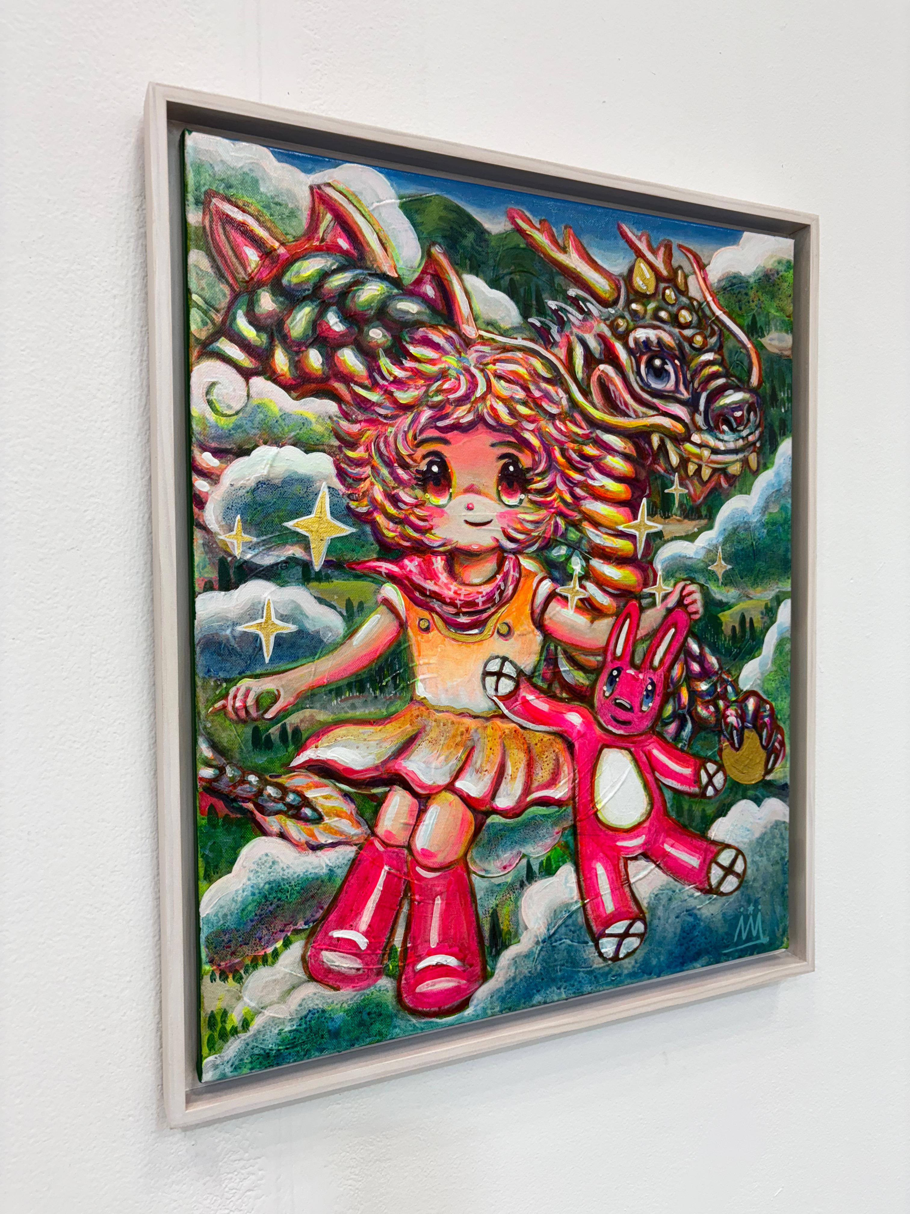 Arte coreano contemporáneo de Shin Seung-Hun - Historia del Multiverso de Chun-Ja en venta 4