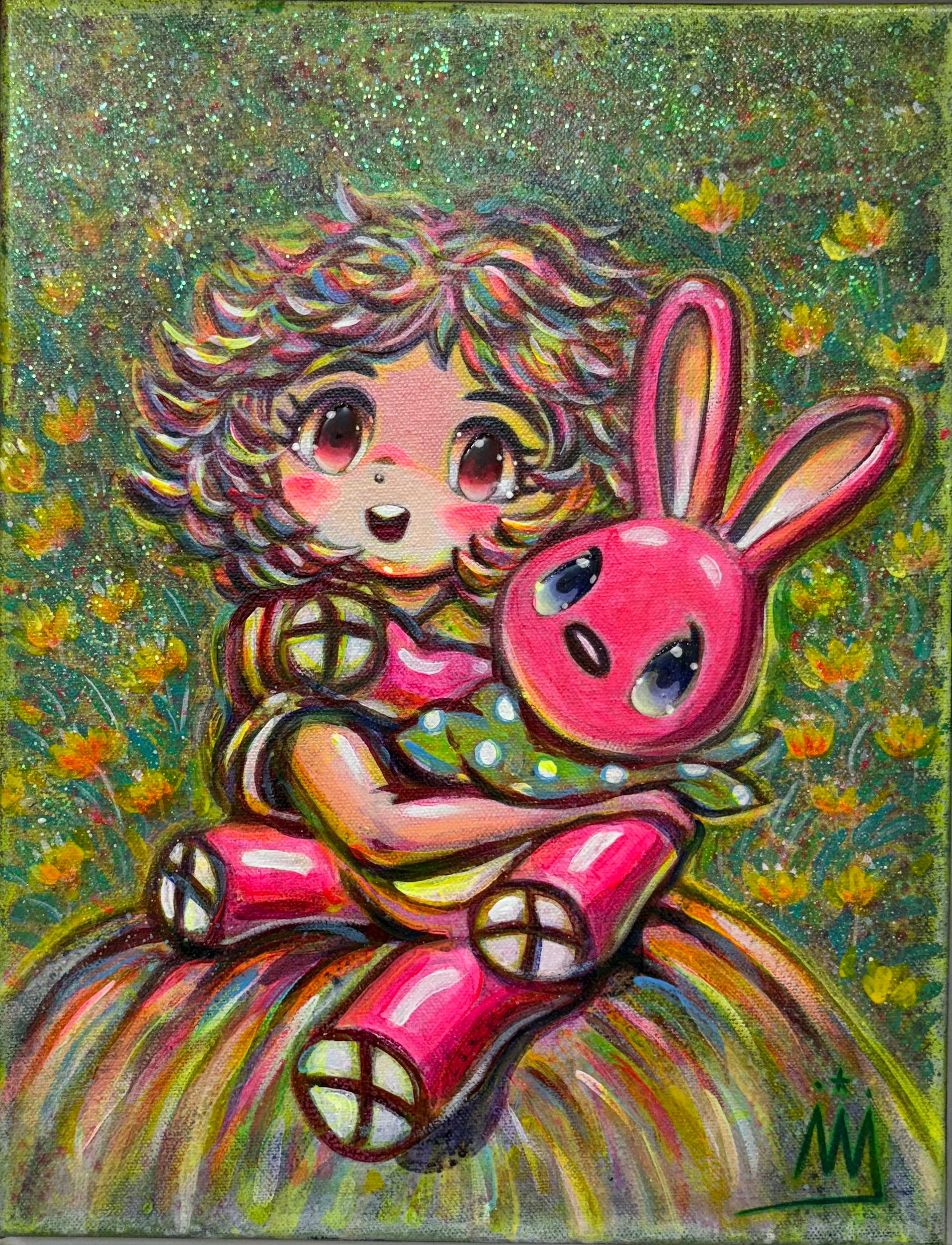 Acrílico sobre lienzo 

Shin Seung-Hun es un artista surcoreano nacido en 1979 que vive y trabaja en la isla de Jeju (Corea). Los críticos lo consideran el nuevo Takashi Murakami coreano. El mundo puro de la artista representa y sueña con un mundo