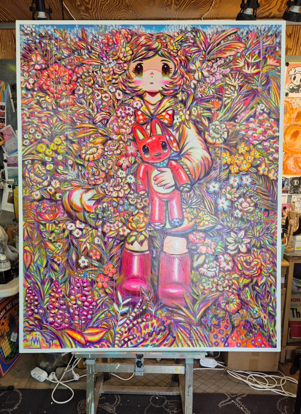 Zeitgenössische koreanische Kunst von Shin Seung-Hun - Chunja im Angebot 1
