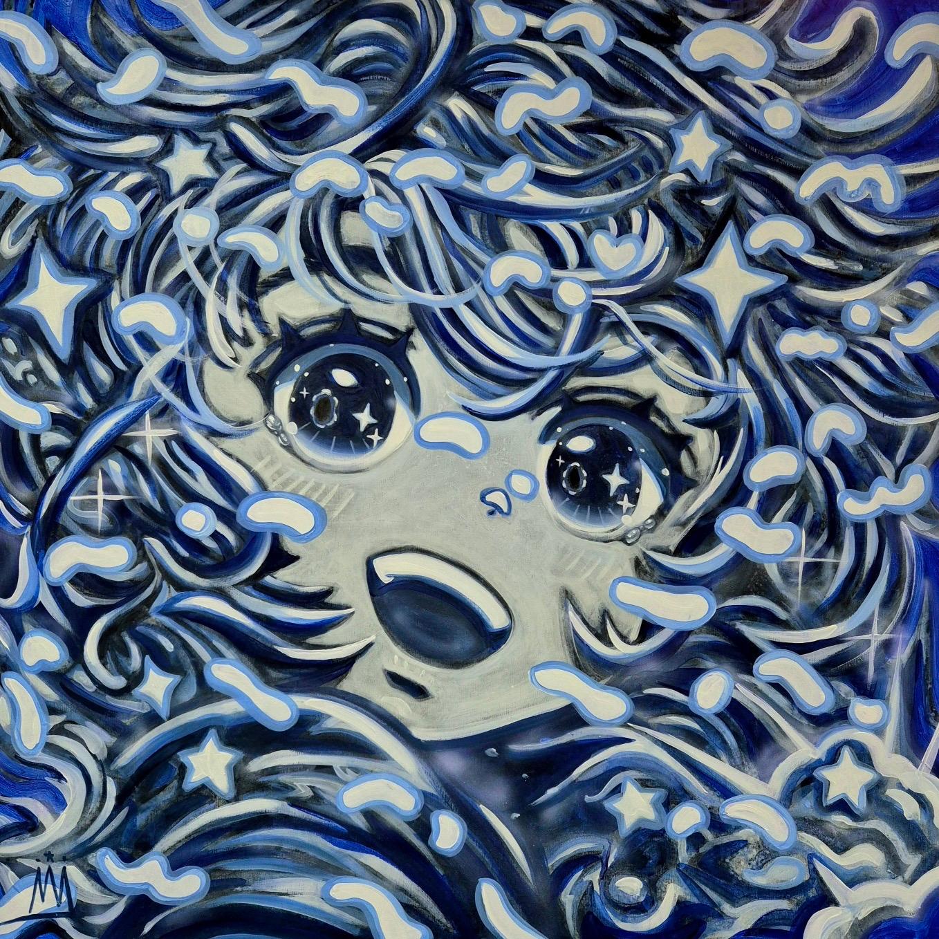 Acrilico su tela 

Shin Seung-Hun è un artista sudcoreano nato nel 1979 che vive e lavora nell'isola di Jeju, in Corea. An He è considerato dalla critica come il nuovo Takashi Murakami coreano. Il mondo puro dell'artista raffigura e sogna un mondo