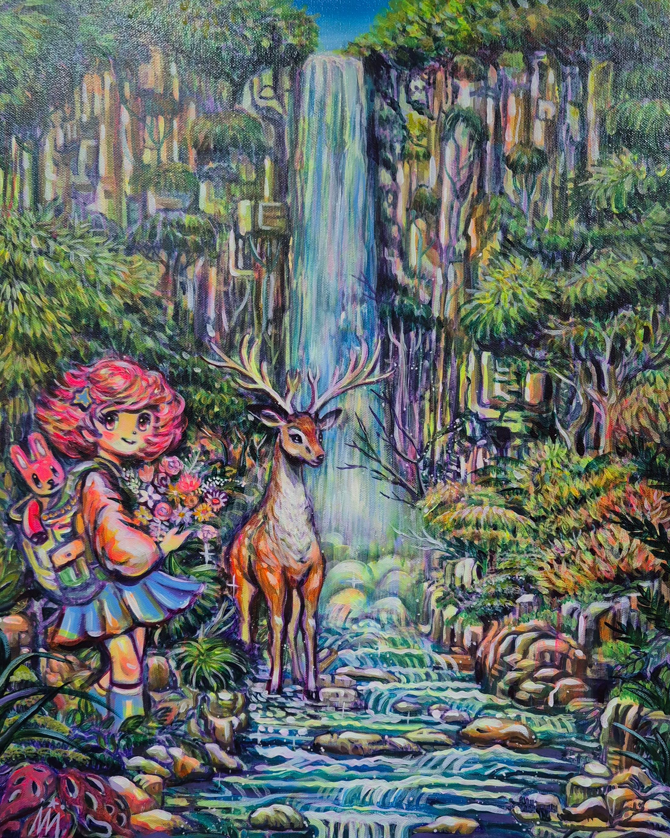 Korean Contemporary Art by Shin Seung-Hun - Chunja's Multiverse Story Journey 1