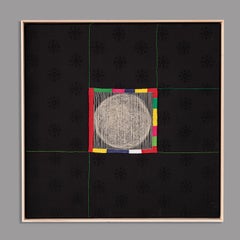 "Espacio Lírico" Escultura mural textil coreana contemporánea