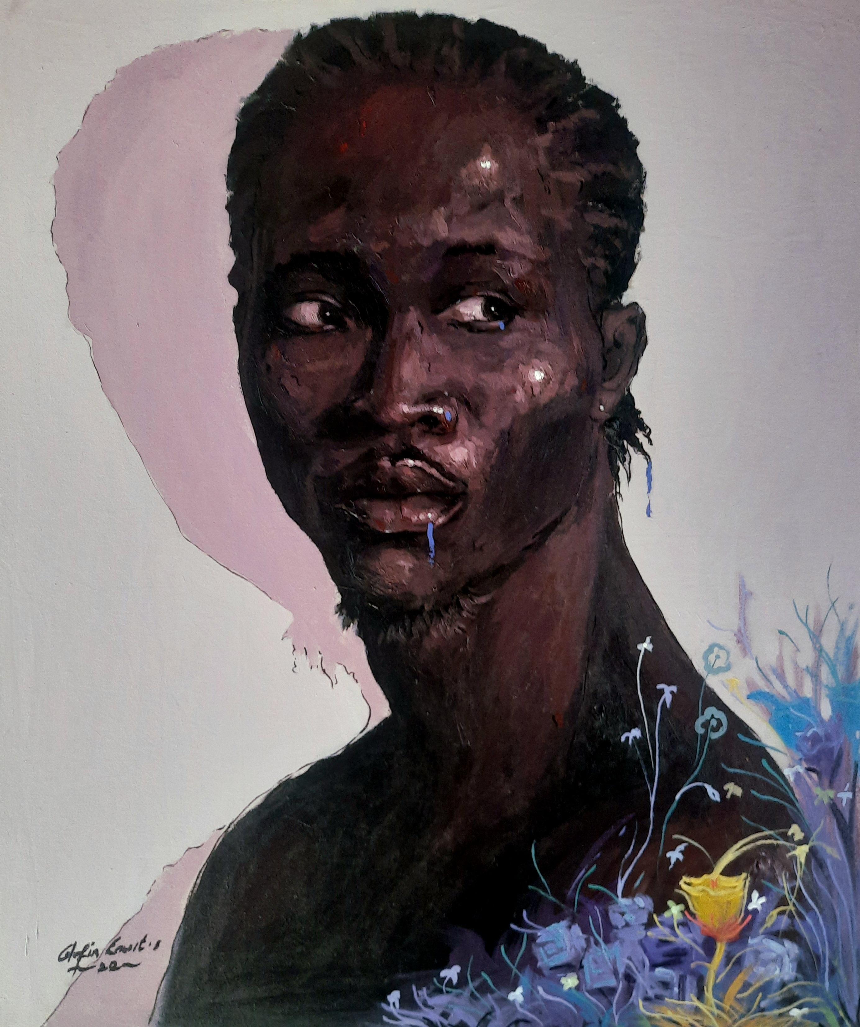 Shina Ernest Odofin Portrait Painting - Adebowale