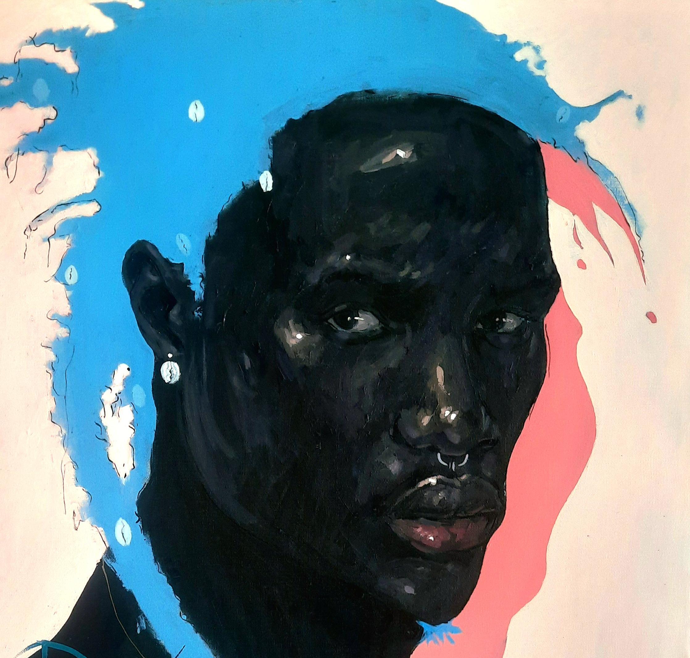 Figlio del suolo - Portrait Painting Arancia di Shina Ernest Odofin