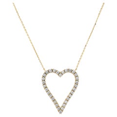 Shine Diamond 14K (or 18k upon request) Yellow Gold Pendant Necklace