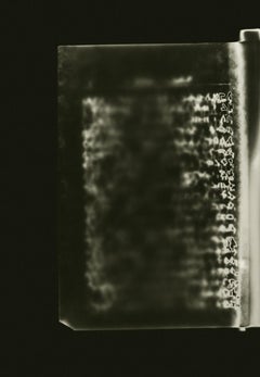 Ancient Page Angel, From series Carry the Ocean. Abstract. Black and White Print