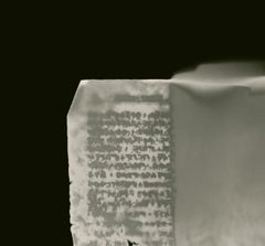 Ancient Page, From series “Carry the Ocean. Abstract.  Black and White Print