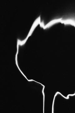 Artichoke II. Abstract.  Black and White Print