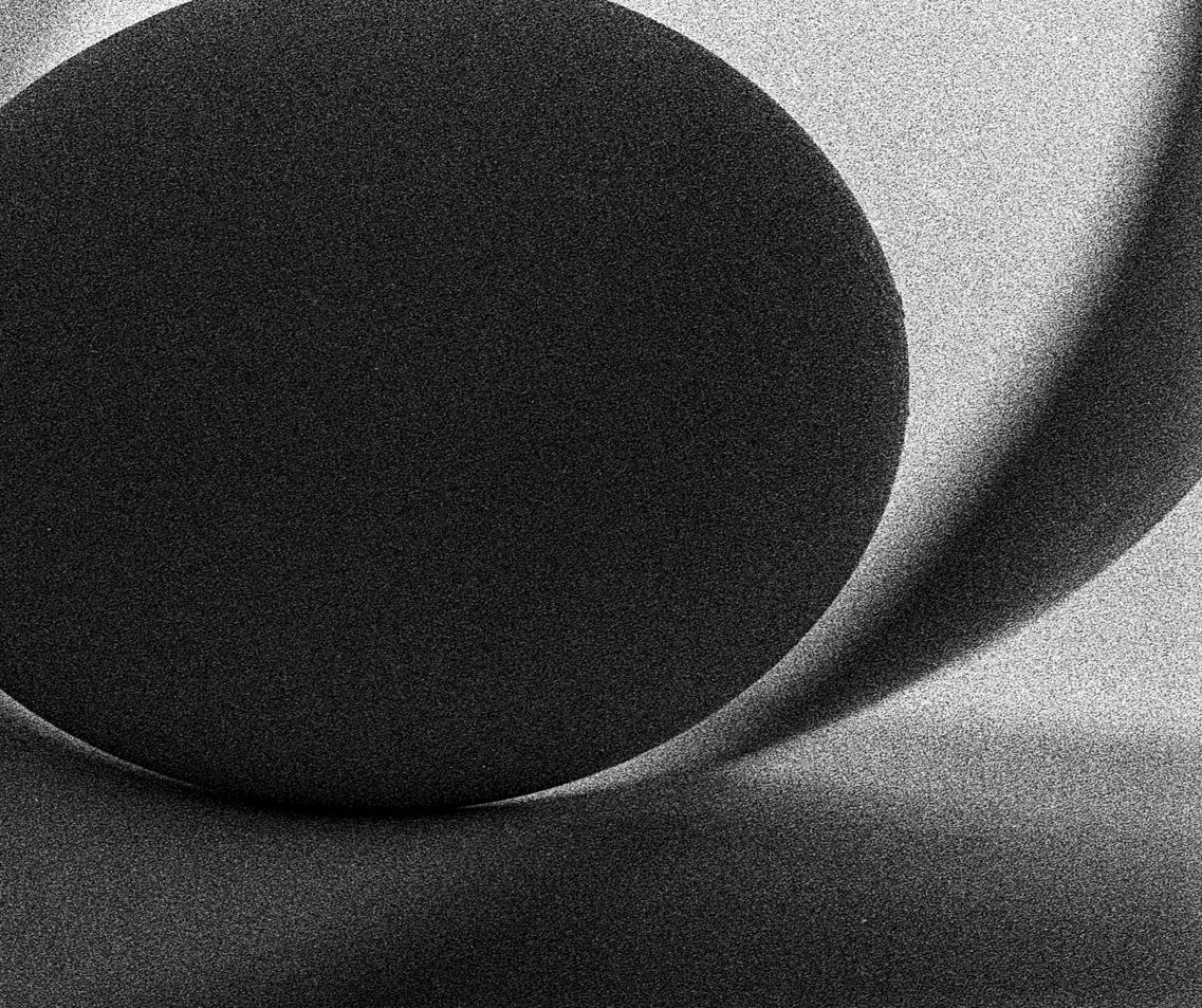 Egg Study 1. Still Life . Black and White Silver Gelatin Print - Minimalist Photograph by Shine Huang