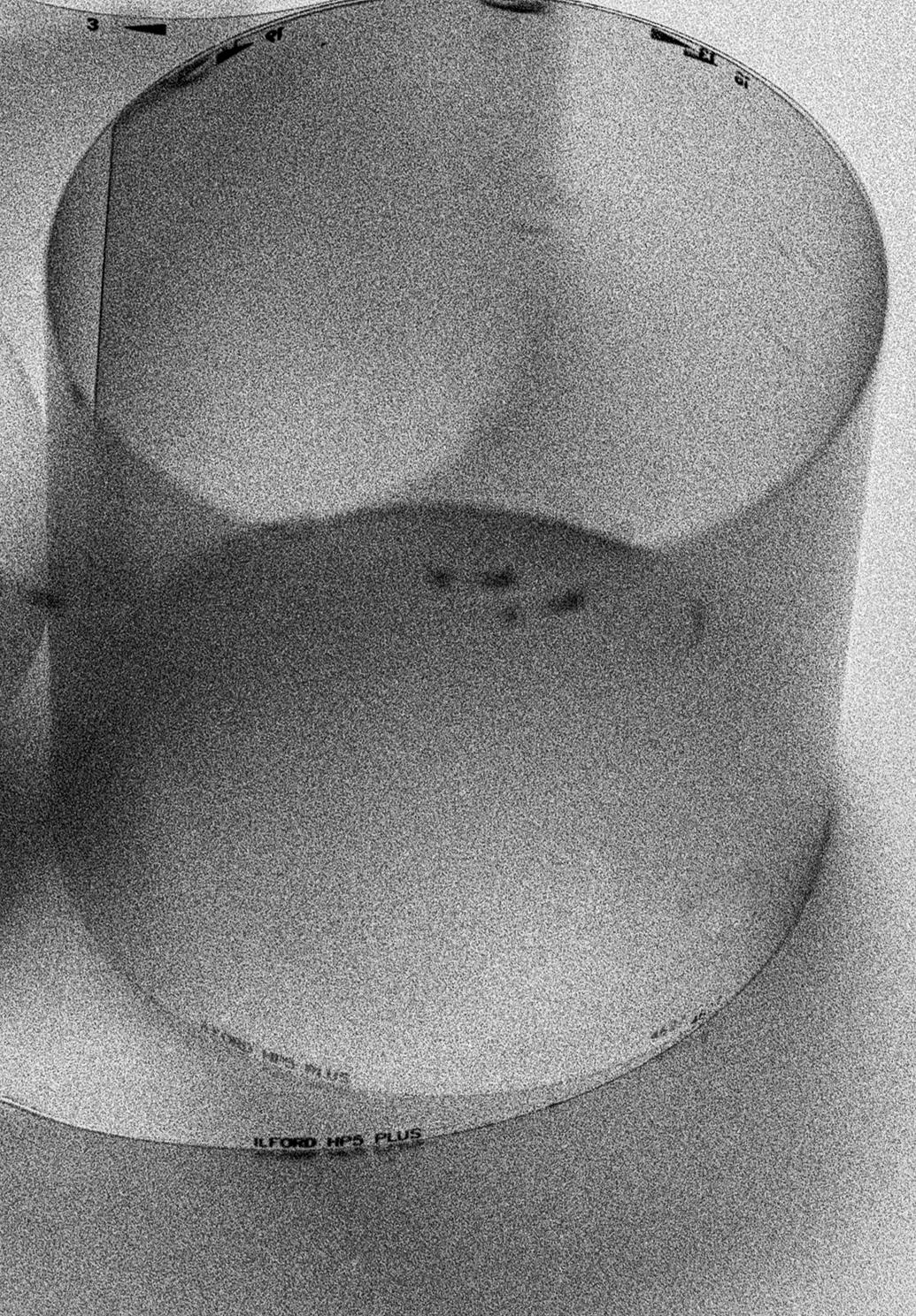 Egg Study 8. Still Life . Black and White Silver Gelatin Print - Gray Abstract Photograph by Shine Huang