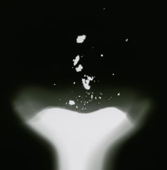 Incense Debris, From series Carry the Ocean. Abstract.  Black and White Print