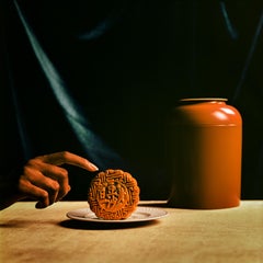Mooncake I and II, Diptych. Still Life Color Photographs
