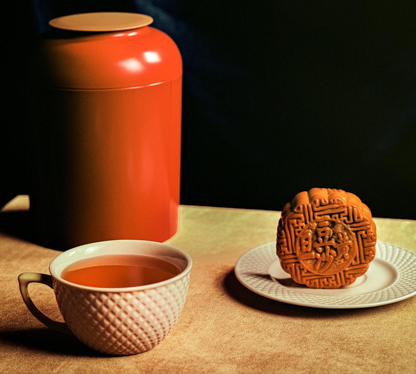 Mooncake II. Still Life . Color Print - Photograph by Shine Huang