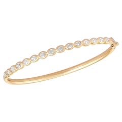 Shine Trendsetting 14K (or 18k upon request) Yellow Gold Diamond Bracelet