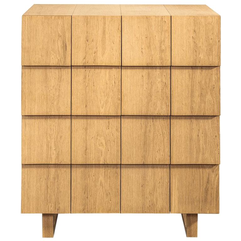 Shingle Cabinet by Shin and Tomoko Azumi, Handmade Chest of Drawers For Sale