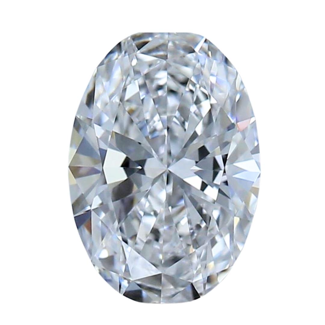 Shining 0.70ct Ideal Cut Oval-Shaped Diamond - GIA Certified For Sale 2