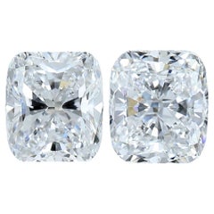 Shining 1.45ct Ideal Cut Pair of Diamonds - GIA Certified