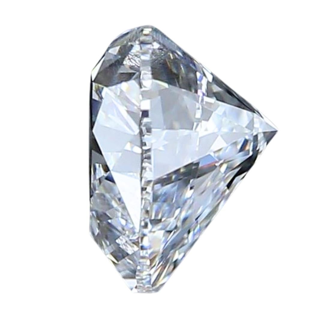 Taille cœur Diamant naturel taille idéale 1 pièce avec 1,20ct - certifié GIA en vente