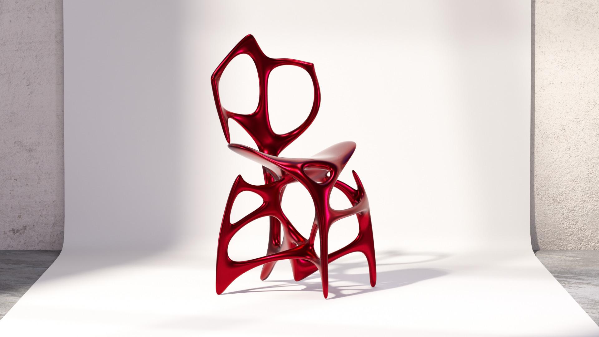 Sedia Shining Red Studio A Standard Gu di Duen Studio
Edizione limitata di 10 esemplari
Dimensioni:  L 60 x P 60 x H 90 cm
Materiali: Ottone e vernice metallizzata perlescente.

Informazioni su: Duenstudio è stato fondato in Francia nel 2023. I