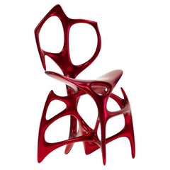 Shining Red AI Standard Gu Chair by Duen Studio
