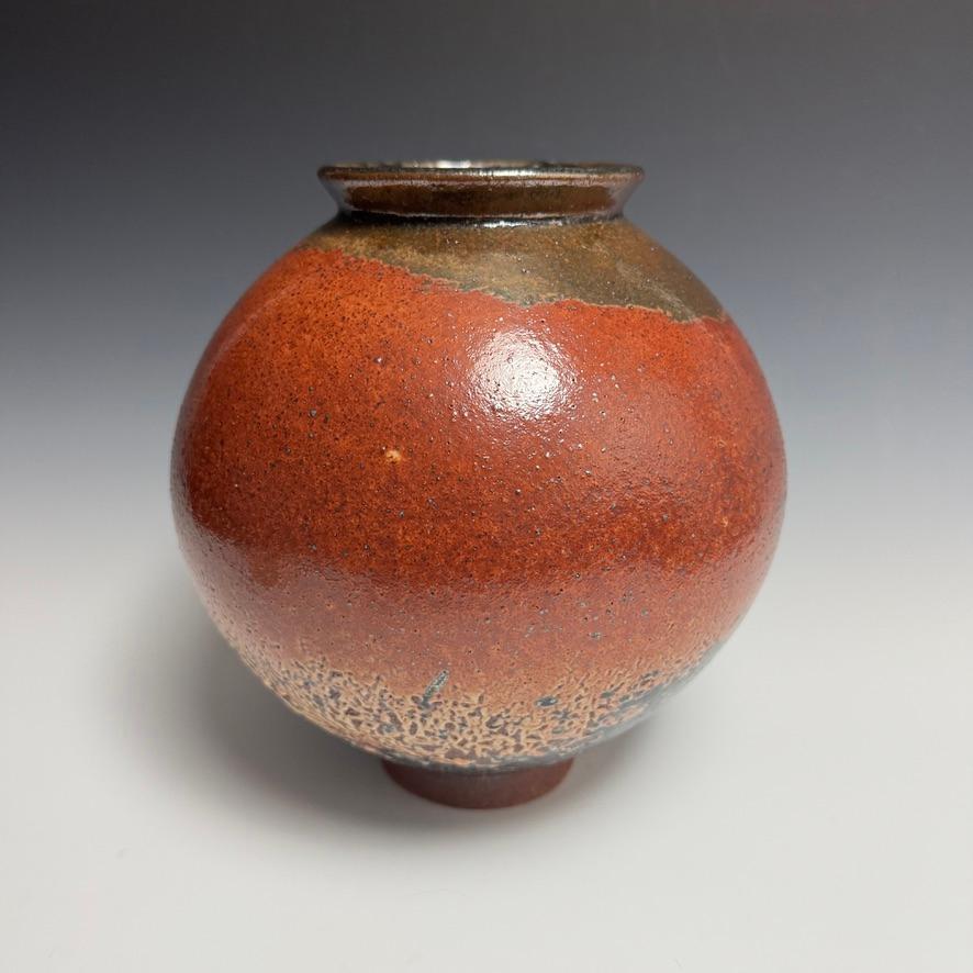 Shino Glazed Moon Jar by Jason Fox (amerikanisch) im Angebot