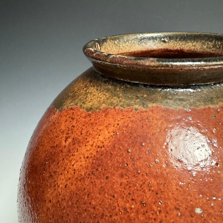 Shino Glazed Moon Jar by Jason Fox (21. Jahrhundert und zeitgenössisch) im Angebot