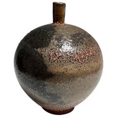 Vaso "Shino" di Jason Fox, ceramica realizzata a mano, design moderno, Los Angeles
