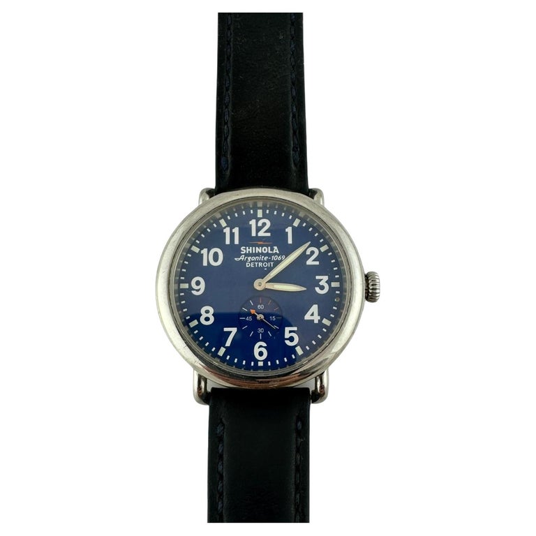 Shinola Argonite 1069 Detroit Men's Watch Quartz Blue Dial
