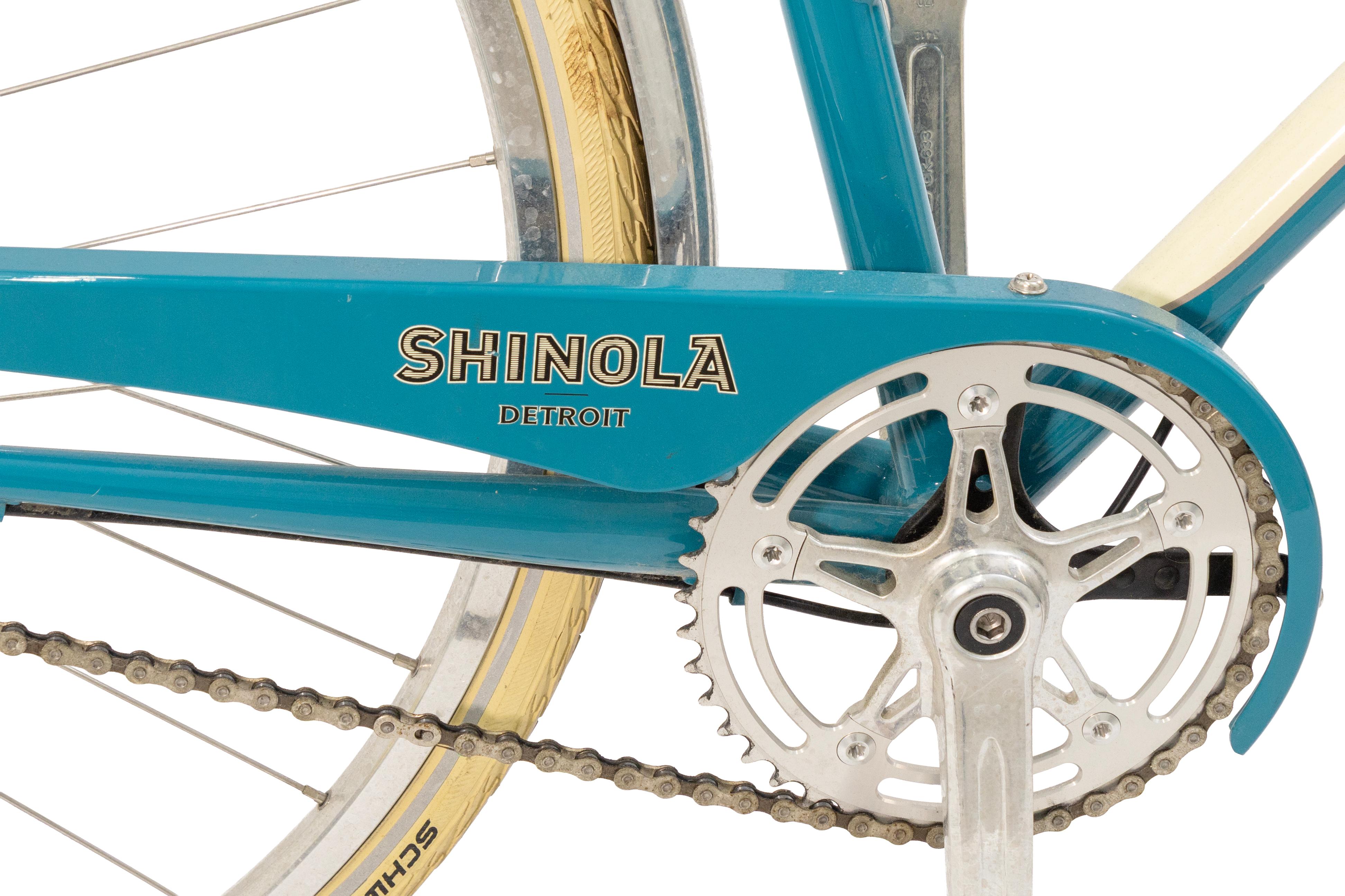 Shinola Bixby Woman's Teal Und Weiß Stadt Fahrrad 2016 im Zustand „Gut“ im Angebot in Keego Harbor, MI