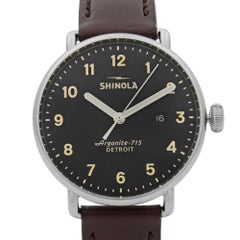 Shinola Canfield Steel Black Dial Quartz Men's Watch S0120001939