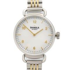 Shinola Canfield Two Tone Steel MOP Dial Quartz Ladies Watch S0120018678