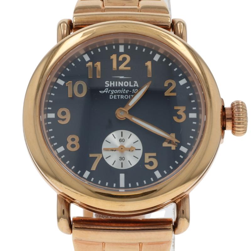 Donna Orologio da donna Shinola Detroit Runwell Placcato oro rosa al quarzo in vendita